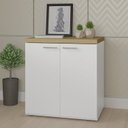 Ver imagem 2 de Armário para Escritório Baixo 2 Portas em Tamburato Toq 