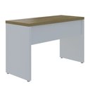 Ver imagem 5 de Escrivaninha Mesa Escritório Minimalista Toq 120cm Olmo e Branco Artany