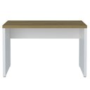 Ver imagem 3 de Escrivaninha Mesa Escritório Minimalista Toq 120cm Olmo e Branco Artany