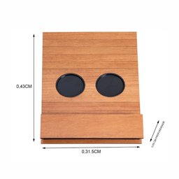 Kit 2 Bandeja Esteira para Braço de Sofá Mdf Cinamono com Porta Copos e Controle - 6