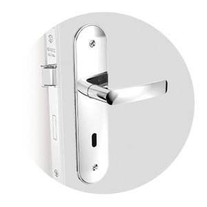 Fechadura Soprano Pali Reta Interna P/ Quarto Cromada Esp43 40x53