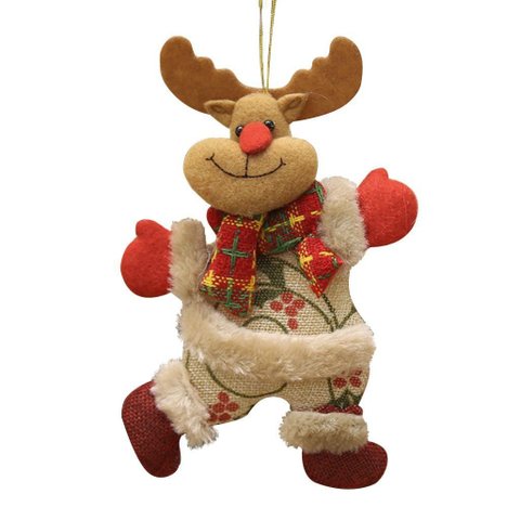 Enfeite Pendente para Árvore de Natal Rena 19cm