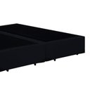 Ver imagem 2 de Cama Box Casal Bipartido Extremo Reforçado Xerife Móveis Suede Preto 40x138x188