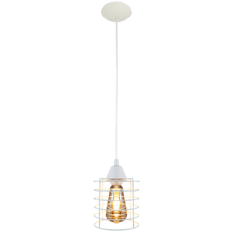 Pendente Aramado Chochin Branco Sala Quarto Cozinha Banheir