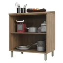Ver imagem 2 de Balcão Cozinha 2 Portas 80 - Módulo Cozinha Mel - Luciane 1302:Branco