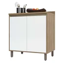 Ver imagem 1 de Balcão Cozinha 2 Portas 80 - Módulo Cozinha Mel - Luciane 1302:Branco