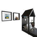 Ver imagem 4 de Conjunto Infantil Cama Banqueta 2 Nicho e Prateleira Bramov Móveis