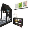 Conjunto Infantil Cama Banqueta 2 Nicho e Prateleira Bramov Móveis - 5