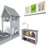 Conjunto Infantil Cama Banqueta 2 Nicho e Prateleira Bramov Móveis - 5