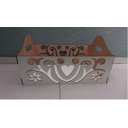 Ver imagem 2 de Cesto de Mesa com Detalhes Vazados em Mdf