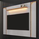 Ver imagem 5 de Painel Maresias e Rack Juquehy Tv 75 Pol 180 Cm Off White Cinamomo Bechara