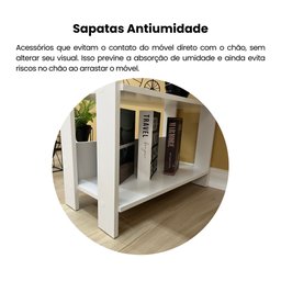 Escrivaninha com Estante 4 Prateleiras 120cm Match - 13