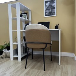 Escrivaninha com Estante 4 Prateleiras 120cm Match - 18