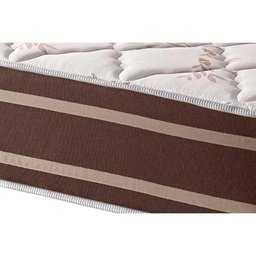 Conjunto Box Baú Casal Colchão Molas D Angelis Anjos Superlastic Duo Sono + Base Crc Suede Brown ( - 5