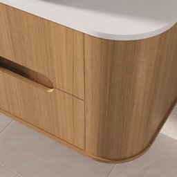 Gabinete Eleonora 80cm Suspenso - Fabribam Catedral/branco - 2