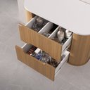 Ver imagem 3 de Gabinete Eleonora 80cm Suspenso - Fabribam Catedral/branco