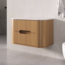 Gabinete Eleonora 80cm Suspenso - Fabribam Catedral/branco - 1