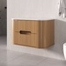 Gabinete Eleonora 80cm Suspenso - Fabribam Catedral/branco - 1