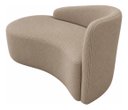 Ver imagem 4 de Sofá Divã Orgânico Charlotte Sala 180cm Bouclé Cappuccino