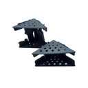 Ver imagem 3 de Cantoneira De Proteção Para Moveis Regulável 33 A 60 Mm Preta Embalagem Industrial (Kit C/400)