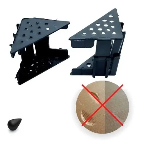 Ver imagem 4 de Cantoneira De Proteção Para Moveis Regulável 33 A 60 Mm Preta Embalagem Industrial (Kit C/400)