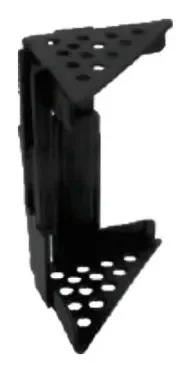 Cantoneira De Proteção Para Moveis Regulável 33 A 60 Mm Preta Embalagem Industrial (Kit C/400)