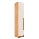 Ver imagem 3 de Guarda-Roupa Modulado 1 Porta San Diego Yescasa Marrom/Tauari Ambar/Off White