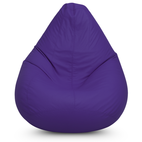 Puff Pera com Enchimento Decoração Conforto Eventos Almofadão - Roxo