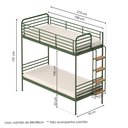 Ver imagem 3 de Beliche em Ferro Aço Carbono Tubular Teko Casatema MadeiraOriginals Verde/Álamo