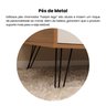 Mesa de Centro Pés Metálicos Estocolmo - 12