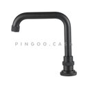 Ver imagem 2 de Torneira Para Banheiro Misturador Duplo Comando Jatobá Pingoo.casa - Preto e Rose