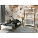 Ver imagem 5 de Escrivaninha Mesa Escritório com Estante Simba Retrô