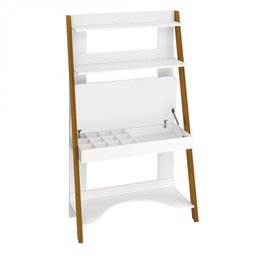 Escrivaninha Mesa Escritório com Estante Simba Retrô - 4 Escrivaninha Mesa Escritório com Estante Simba Retrô - 4