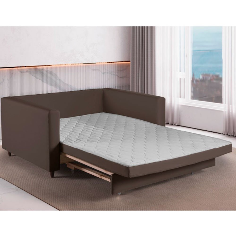 Sofá Cama Casal Marcelle com 2 Lugares 150cm com Pé de Madeira Talento Móveis - 2