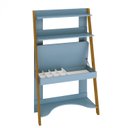 Ver imagem 4 de Escrivaninha com Estante Simba 95cm Azul Fosco