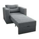 Ver imagem 3 de Poltrona Sofá Cama Marlene Solteiro 1 Lugar