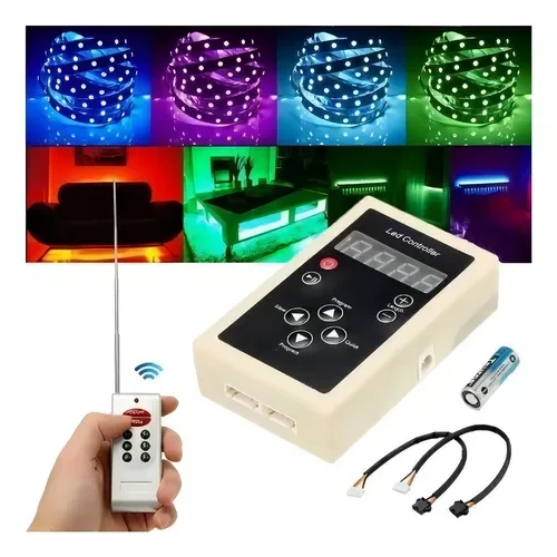Controladora Fita Led Digital 6803 Rgb 328 Efeitos 12v - 2