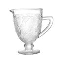 Ver imagem 2 de Jarra de Vidro Folhas 1380ml - Casambiente