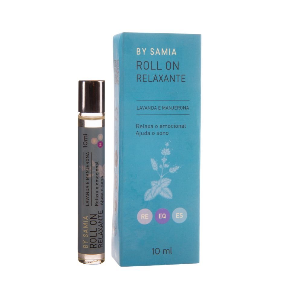 Roll On Relaxante Lavanda e Manjerona By Samia - 10ml