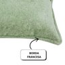 Capa Retangular Baguete Boucle Verde 30x50 - 3