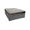Ver imagem 4 de Cama Box Baú Casal Colchão Aylla Espuma D33 NK Camas + Box Suede 59x138x188 Cor:Cinza