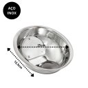 Ver imagem 4 de Kit Multiuso Escorredor de Arroz e Macarrão Inox 2 Peças
