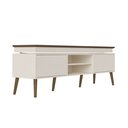 Ver imagem 2 de Rack para Tv até 75 Polegadas com LED 2 Portas e Pés em Madeira Maciça Lumina