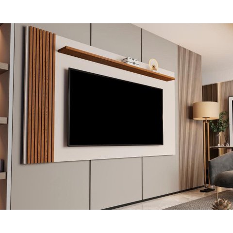 Painel Ripado para Tv até 70 Polegadas Grécia 180cm