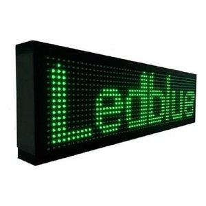 Painel Letreiro Led Digital 200x40 Externo Wi-fi:220/verde