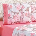 Ver imagem 2 de Jogo de Cama Estampado Micropercal 200 Fios Naturale Solteiro 03 Peças - Serene