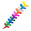 Ver imagem 3 de Kit 10 Torneira para Tanque e Jardim Coloridas 1/2 3/4