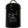 Kit 3 Pote Classic Black Café Açucar e Chá Aço Esmaltado 900ml Preto - 2