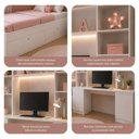 Ver imagem 4 de Conjunto de Quarto MCR45369 6 Portas MDP Branco Multimóveis