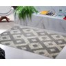 Tapete para Sala ou Quarto 1,50m X 2,00m Pelo Baixo Andino Lâncer - A-122 Cinza - 1